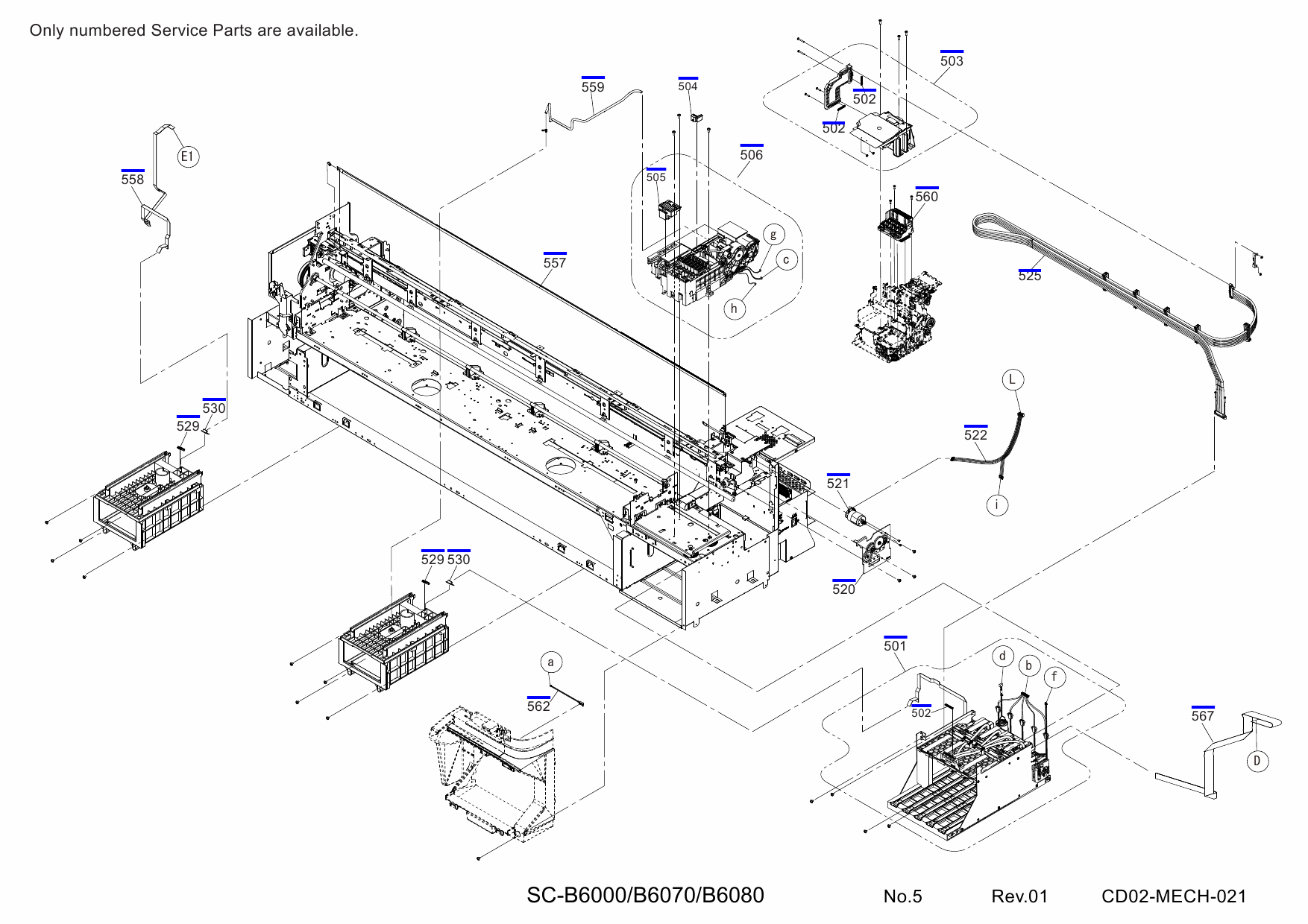 EPSON SureColor B6000 B6070 B6080 Parts Manual-6